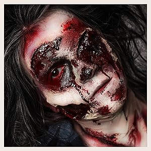 transform into a wicked witch, a bloody vampire, a scary zombie, or dark red to match 