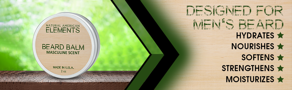 Elements Beard Balm - Designed for Men's beard