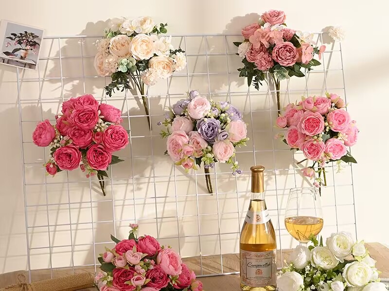 Peonies Artificial Flowers