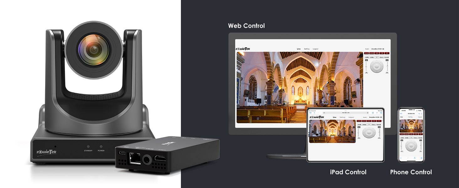 ZowieBox 4K HDMI video encoder/decoder, NDI converter