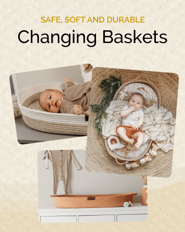 Yunioo beautiful baby changing baskets for fashionistas
