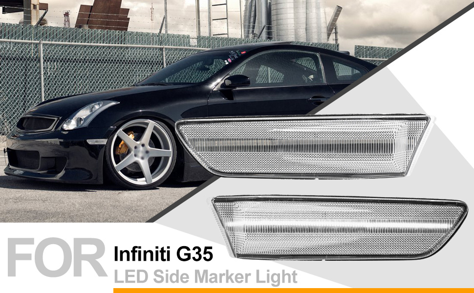 △◇ Amazon.com: nsautolighting G35 LED Side Marker Light for