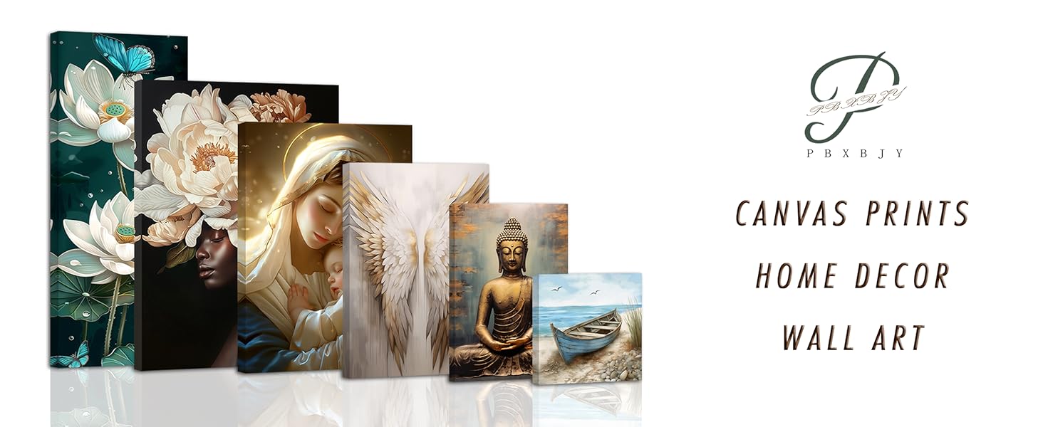 PBXBJY Orchid Flower Canvas Wall Art White Orchid and