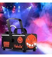 Hakuta Fog Machine, Smoke Machine with 6 Colorful LED Lights Automatic Smoke Machine 2300 CFM Spr...