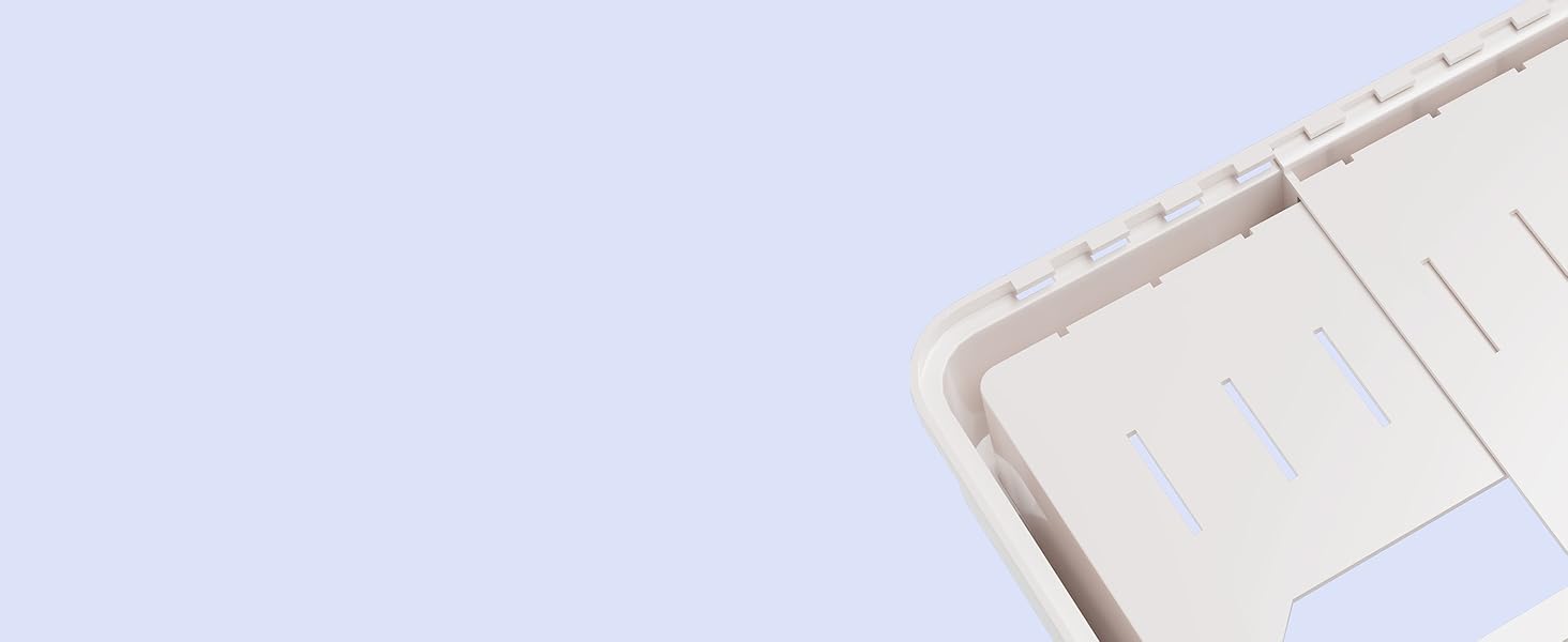 SWOMMOLY Expandable Food Storage Container Lid Organizer