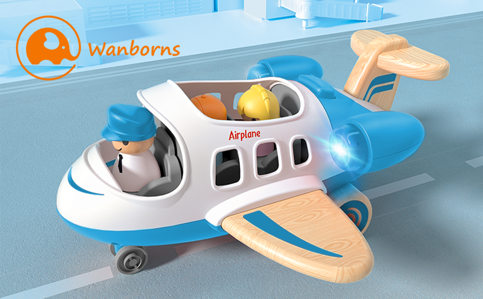Wanborns Toy Airplane for Kids, Toys Toddler Planes Toys