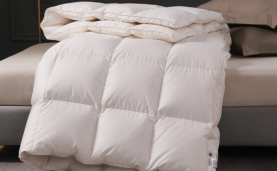 Luxury White Duvet Filler Feathers Down Comforter Duvet