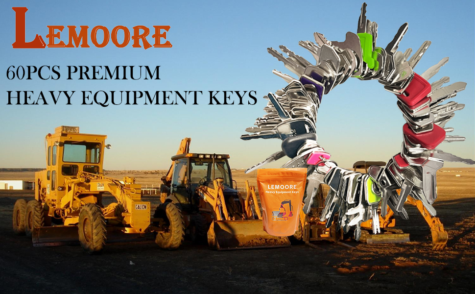 Amazon.com: 60 Heavy Equipment Keys Master Set, Construction