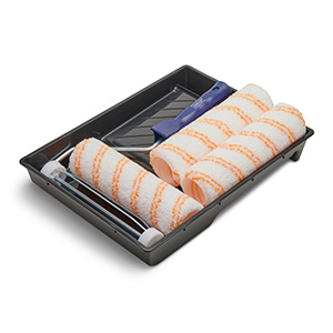 VOOR DE HANDEL 9 ″ MEDIUM STAPELROLLER SET MET DIENBLAD – 5 STUK