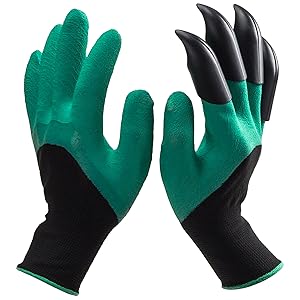 ToolTreaux 1 Pair Gardening Gloves with Claws