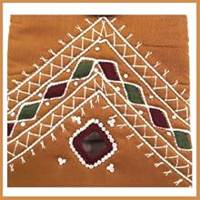 SriAoG  Handicraft Ladies Traditional Mobile Phone Pouch Cotton Wallet,   SPN-MX9E8