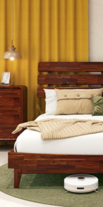 Verken de eigentijdse stijl van king size bedframe met hoofdeinde in boeiende beelden.