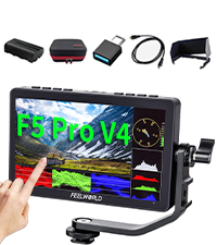 Amazon | FEELWORLD F5 Pro V4 6インチデジタル一眼レフカメラ