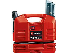 Einhell Portable Oil-Free Air Compressor with Gun - 8 Bar, 116 PSI, 240V, 1100W Service-Free Motor, 3m Hose - TC-AC 190 of Small Compressor for Workshops with 3 Year Warranty 16 einhell