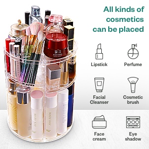 large capacity skincare storage