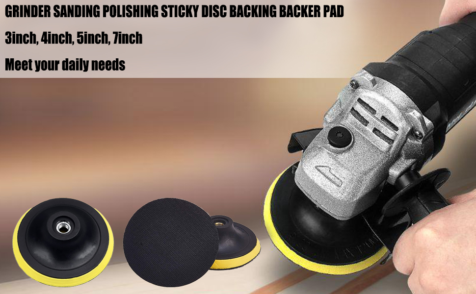 Utoolmart 7Inch Replacement Hook and Loop Sanding Pad, Grinder Sanding