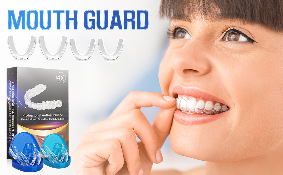 Mouth Guard for Grinding Teeth at Night, BPA Free New Upgraded Dental Night Guard