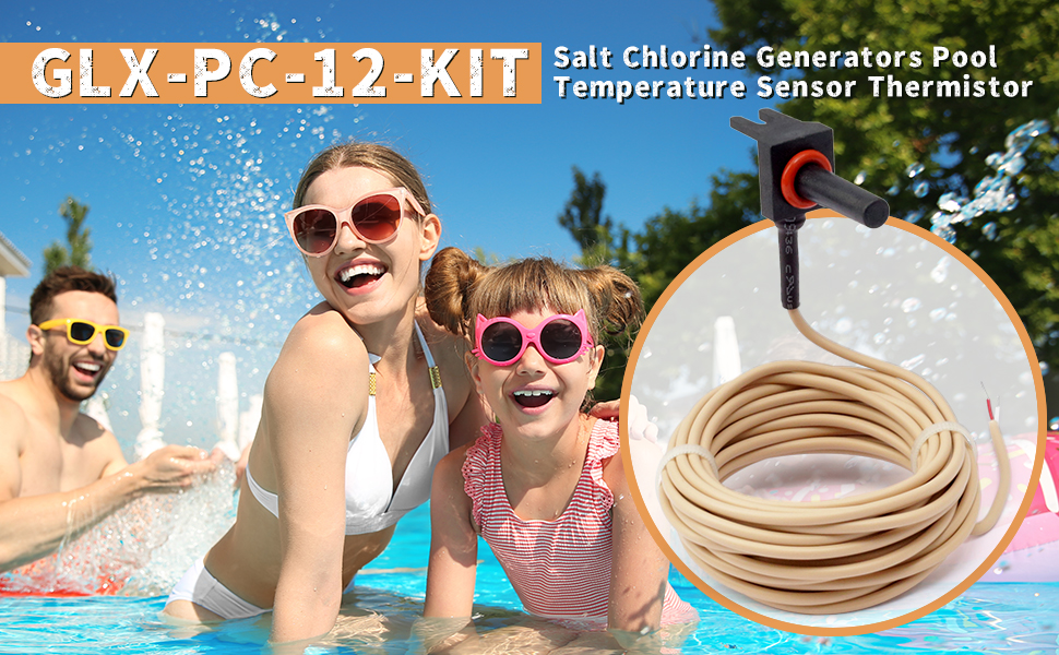 Erchon GLXPC12KIT Pool Temperature Sensor Thermistor