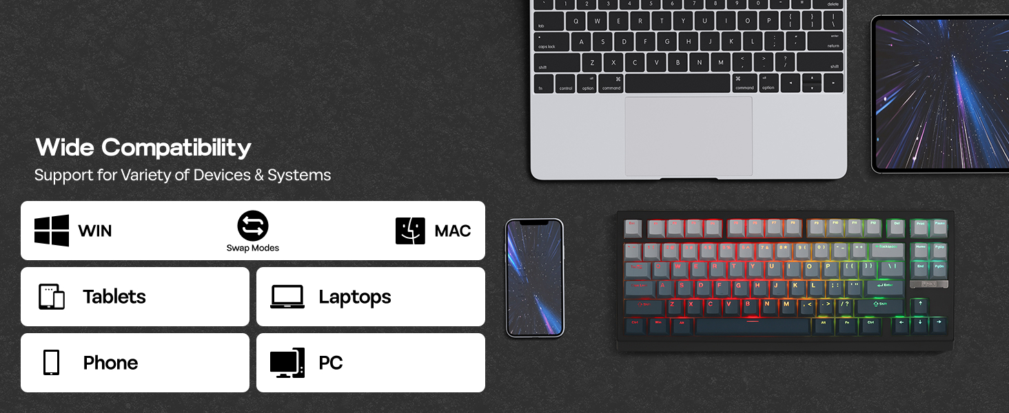 EPOMAKER G84 HE Wireless Gaming Keyboard