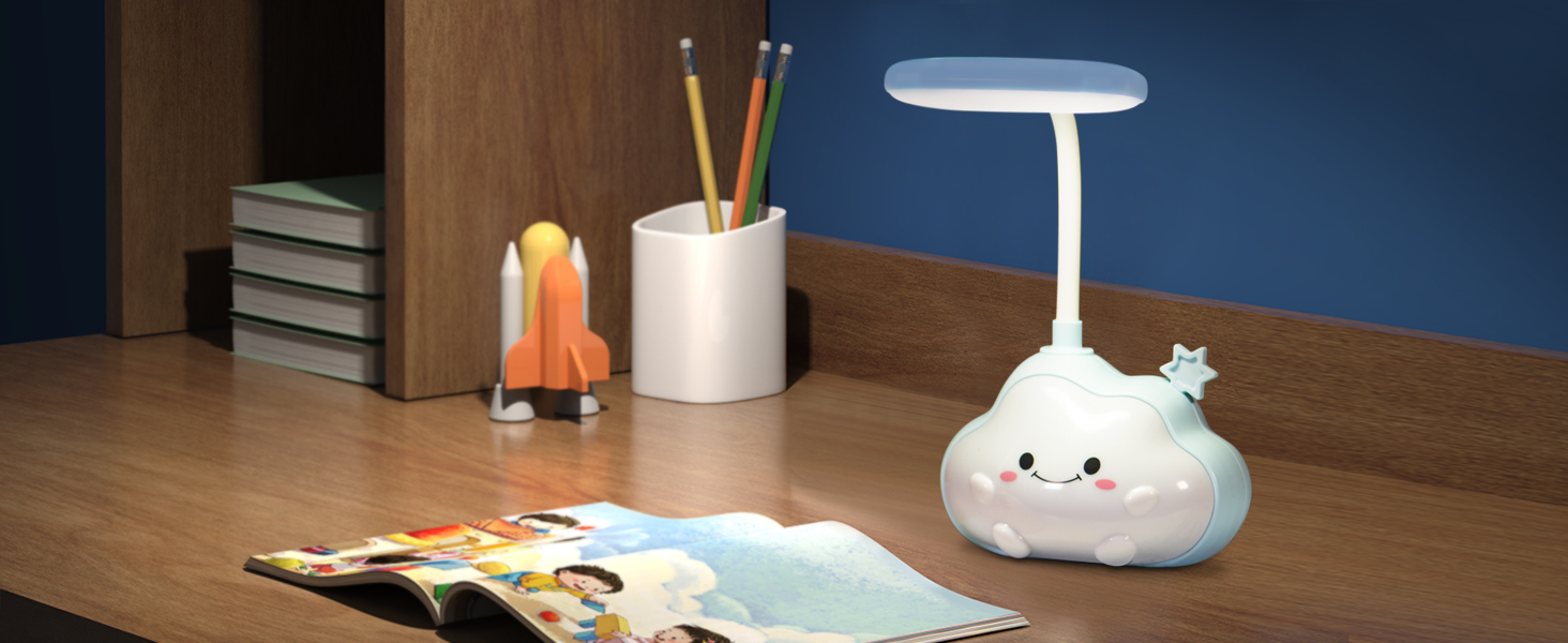 kids desk lamp cloud night light