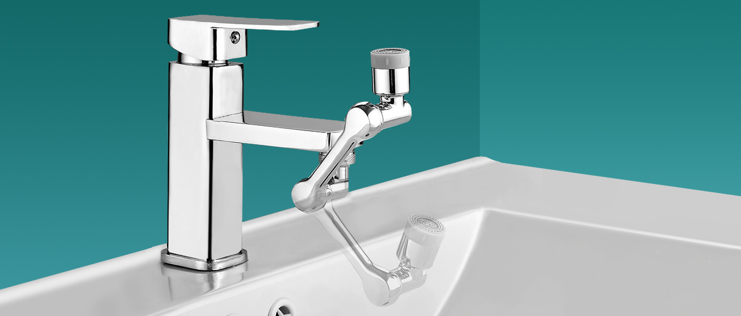 1080° Rotating Faucet Extender Aerator, SOONAN Universal Splash Filter