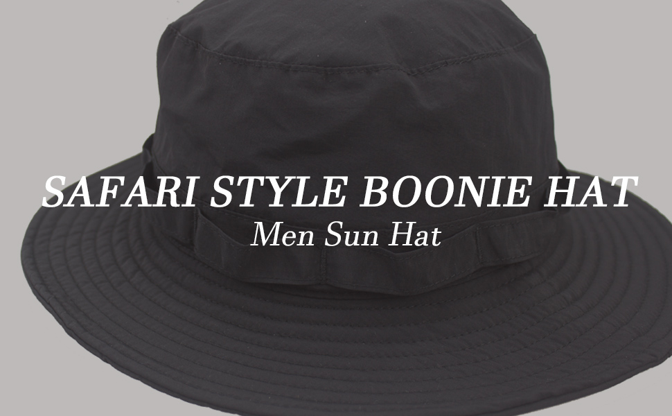 We use breathable and lightweight materials to make this packable safari hat easy to carry