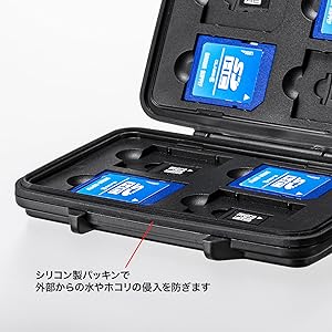 赤字です！Wunder360S1+交換バッテリー+専用防水ケース+SDカード Amazon.co.jp: サンワサプライ(Sanwa Supply) メモリーカード