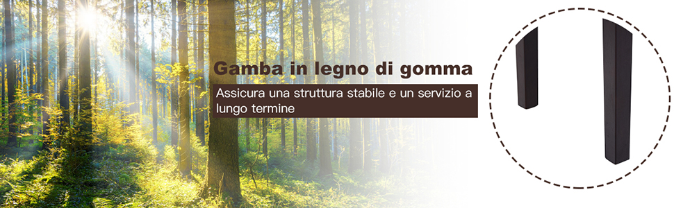 COSTWAY Panca Panchetta Per Pianoforte 2 Posti, In Legno E Similpelle, Stabile E Comodo, 117 X 40 X 50 Cm (Marrone) 13 2