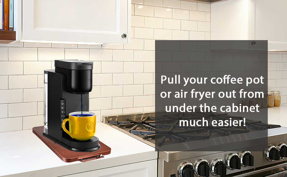 Sliding Tray for Coffee Maker Slider Coffee Pot Sliders