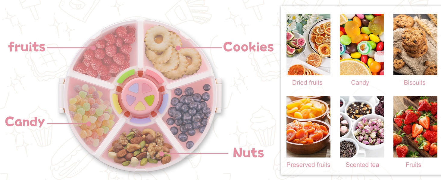 A variety of snacks