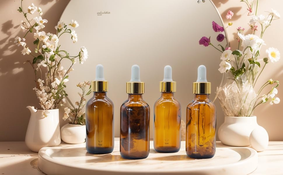 Perfect For Storing Vanilla Extract, Essential Oils, Tinctures, And Other Liquids