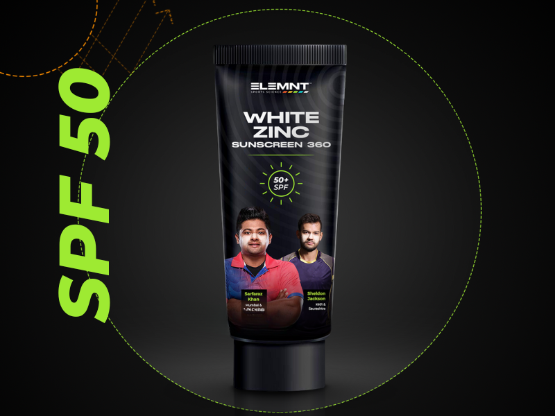 Elemnt White Zinc Sunscreen 360 Limited Gujarat Titans Edition