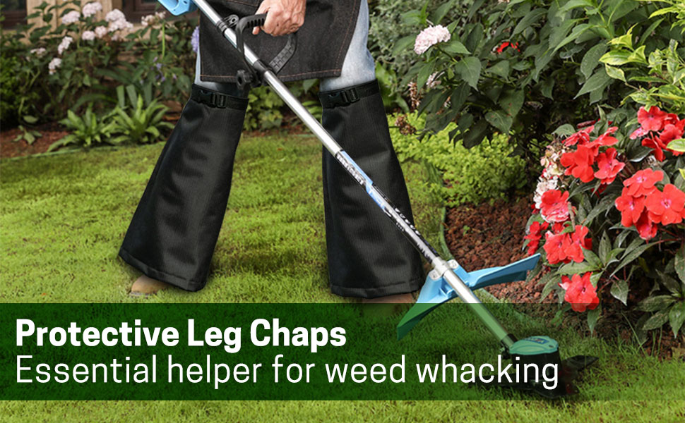 ZELARMAN Weed Eater Leg Chaps, Leg Guards for Trimming