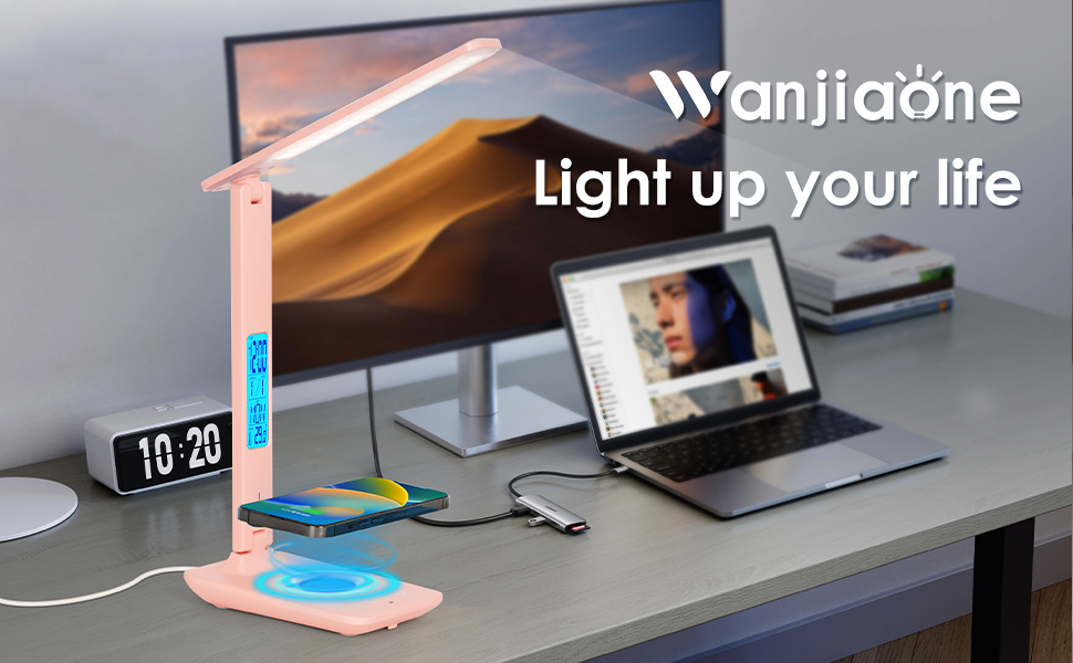 led desk lamp desk lamp desk light study lamp desk lamp with wireless charger lamps for home office