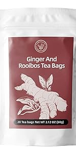 Ginger And Rooibos Herbal Tea