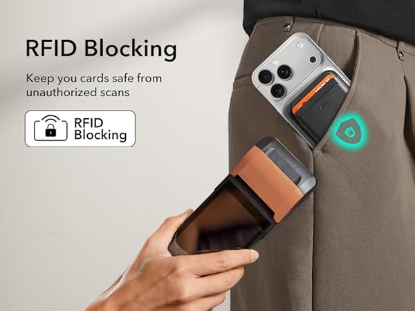 magsafe wallet with RFID Blocking