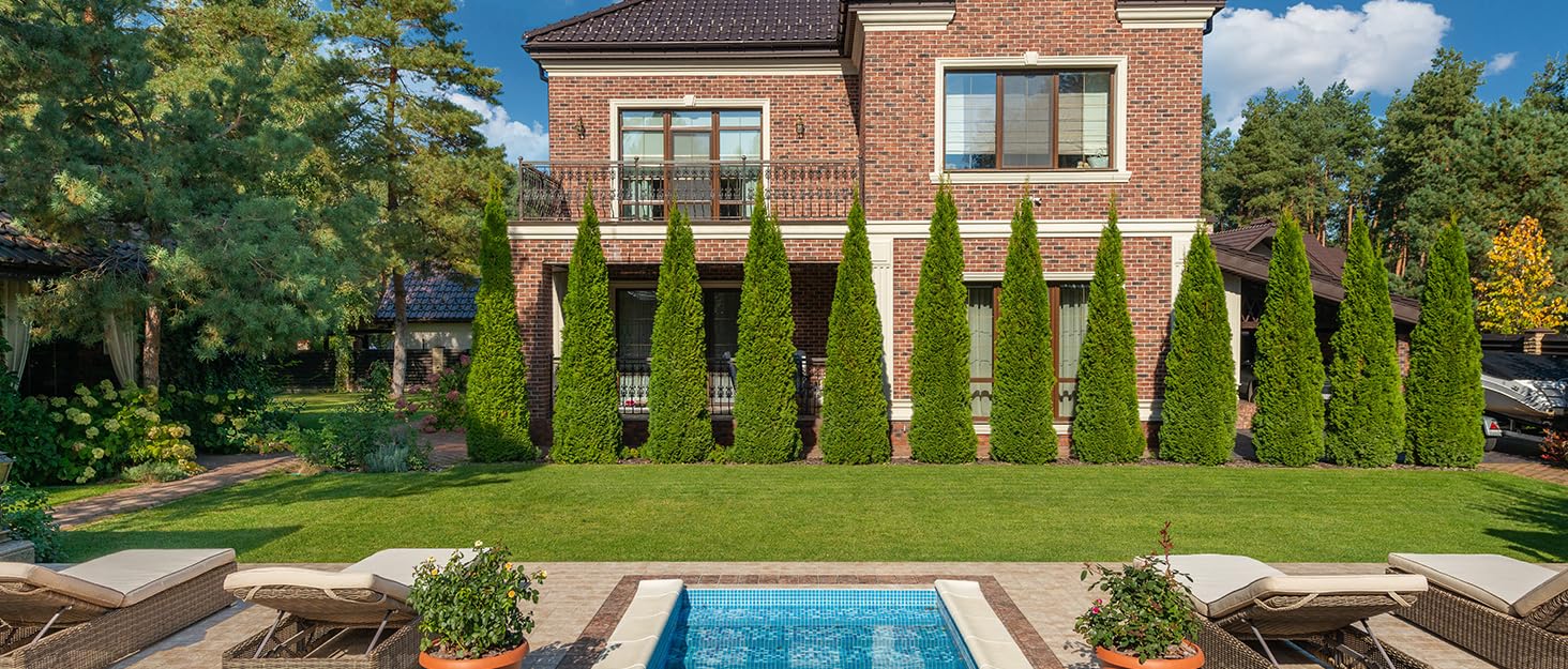 Do4U 3Piece Patio Bar Sets with Cushions Brown Wicker