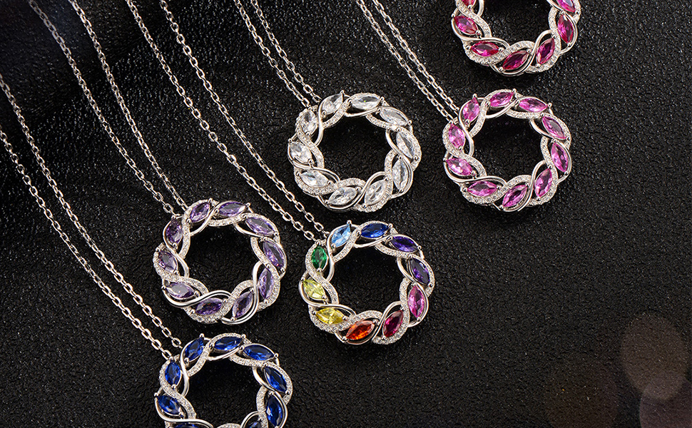 birthstone necklace