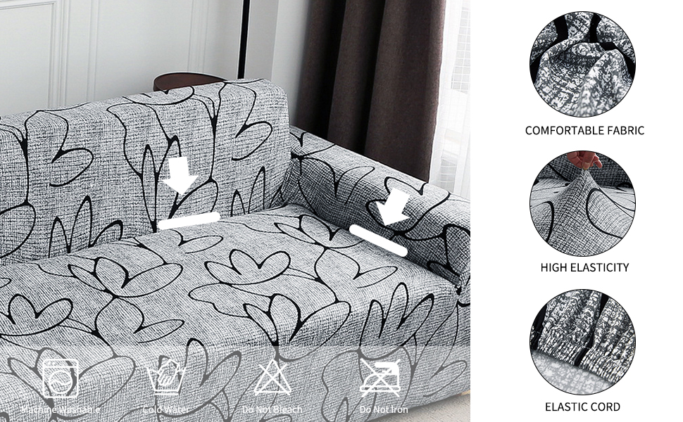 L Shape Stretch Sofa Covers