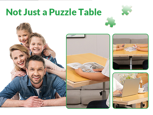 Adjustable Puzzle Table