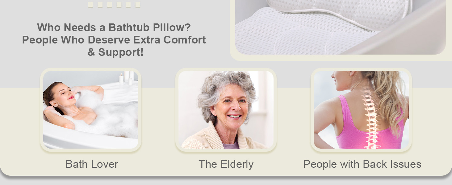 full body Bath Pillow