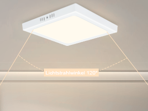 eckig 4000K deckenleuchte