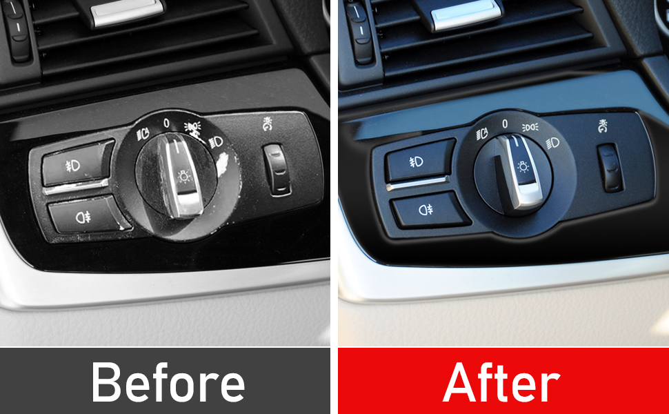 Jaronx Compatible with BMW Headlight Control Switch Knob