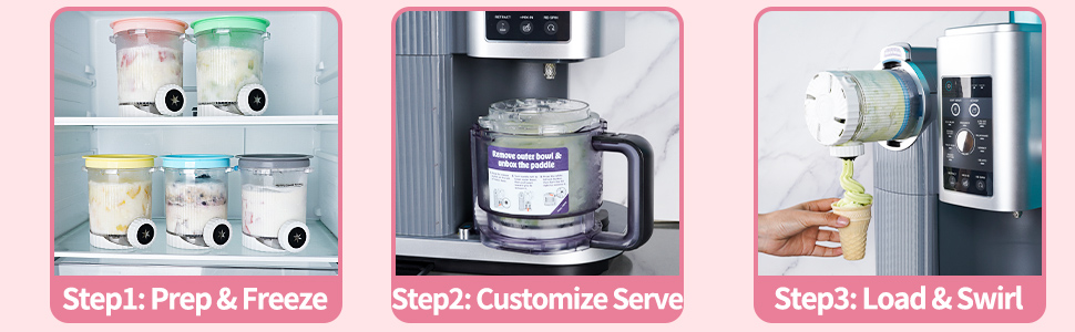 Ninja Swirl Soft Serve Ice Cream Makers