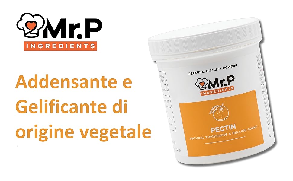 Mr.P Ingredients Pectina 100g in Polvere NH Termoreversibile Ideale per