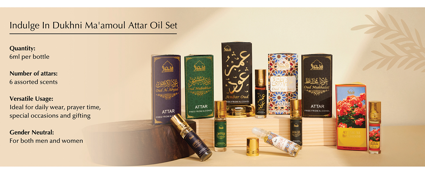 Maamoul Attar Oil Set