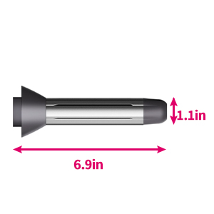 Size of JONR Hair Curling Barrels for Dyson Hair Dryer