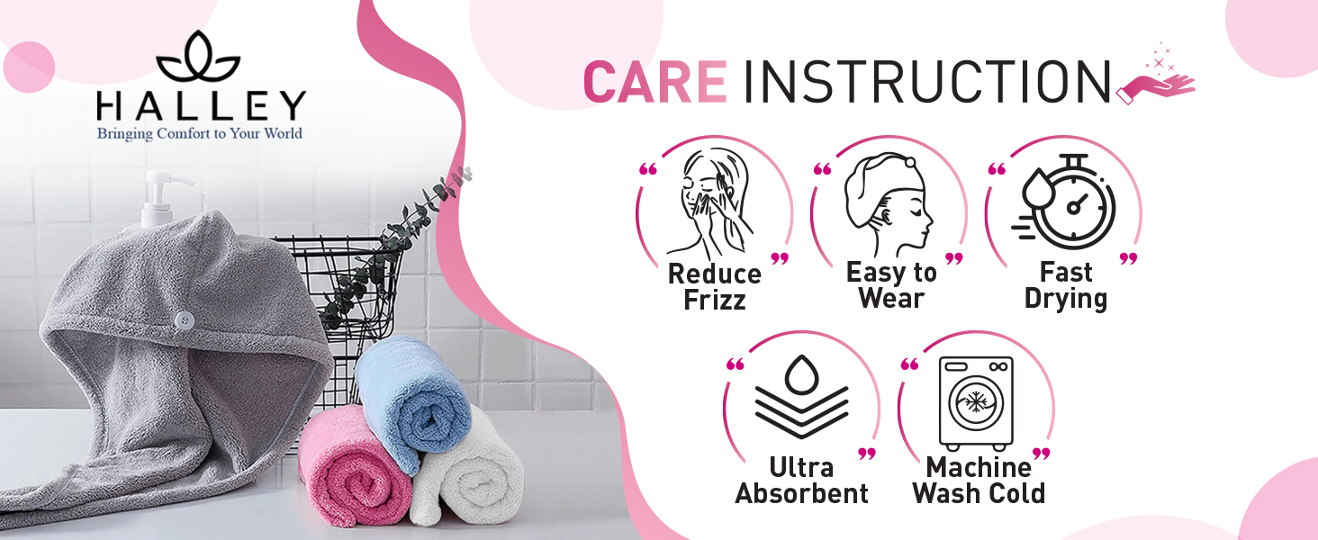 microfiber hair towel hair towel wrap for women hair dryer bonnet