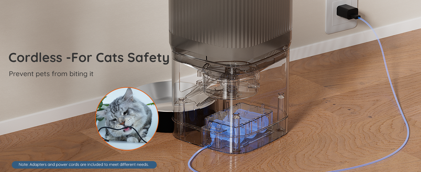 WOPET Automatic Cat Feeder Timed Cat Feeders with 180Day Battery