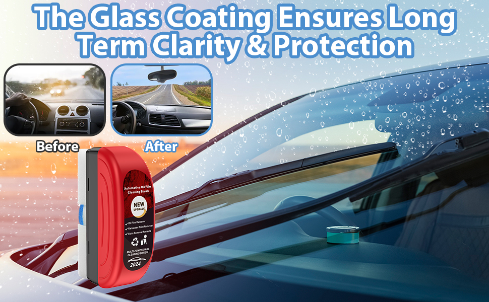 water repellent glass brush hydrophobic window cleaner